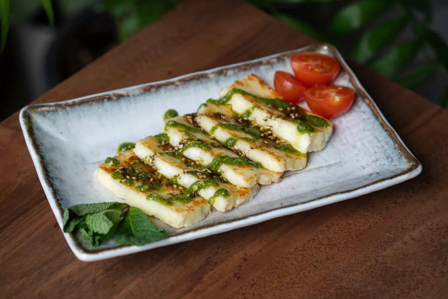 Halloumi Pesto Zaatar